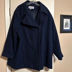 JG Hook navy peacoat